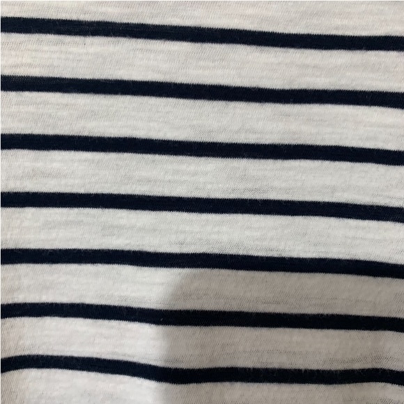 Madewell Navy/Whire Striped Short Sleeve Pocket Tee Size Small - Picture 8 of 8